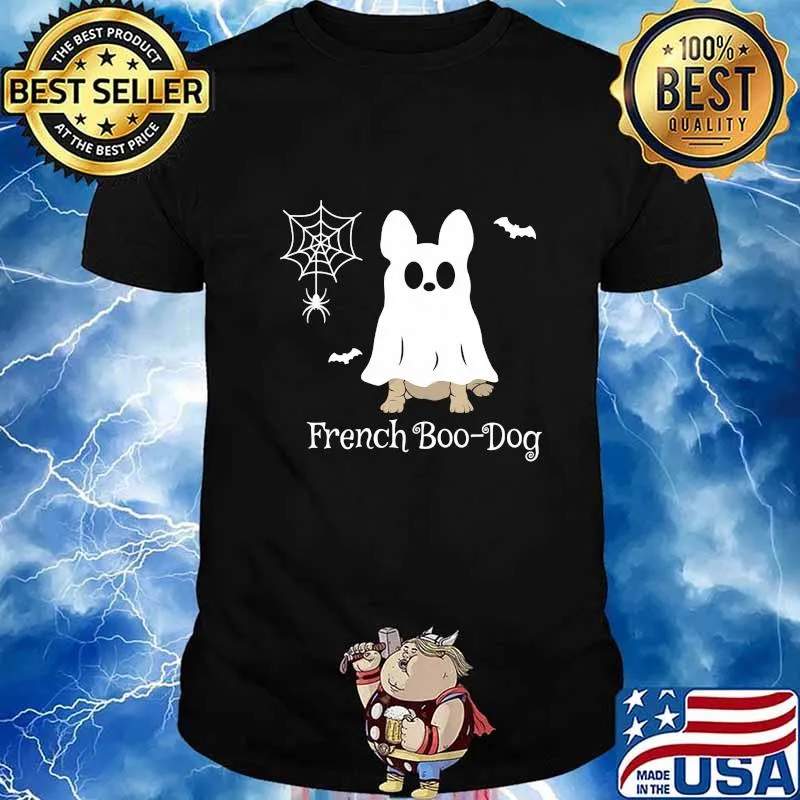Happy halloween french boo-dog shirt