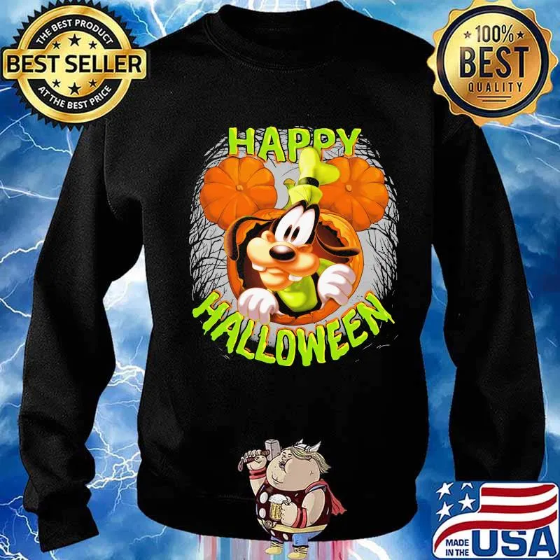 Happy halloween goofy dog pumpkins s Sweater