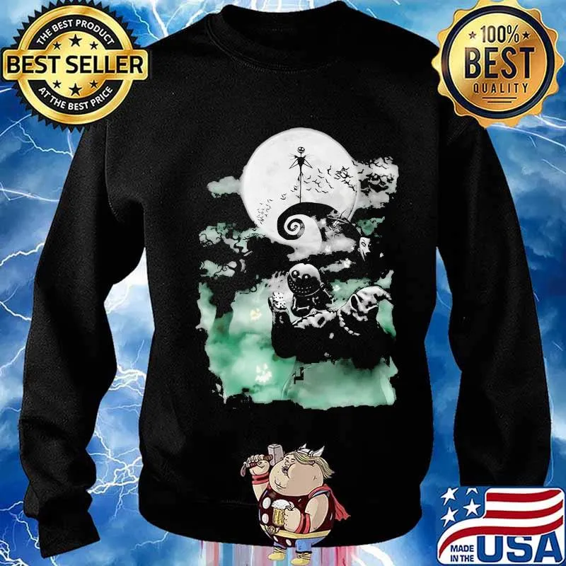 Happy halloween jack skellington nightmare moon s Sweater