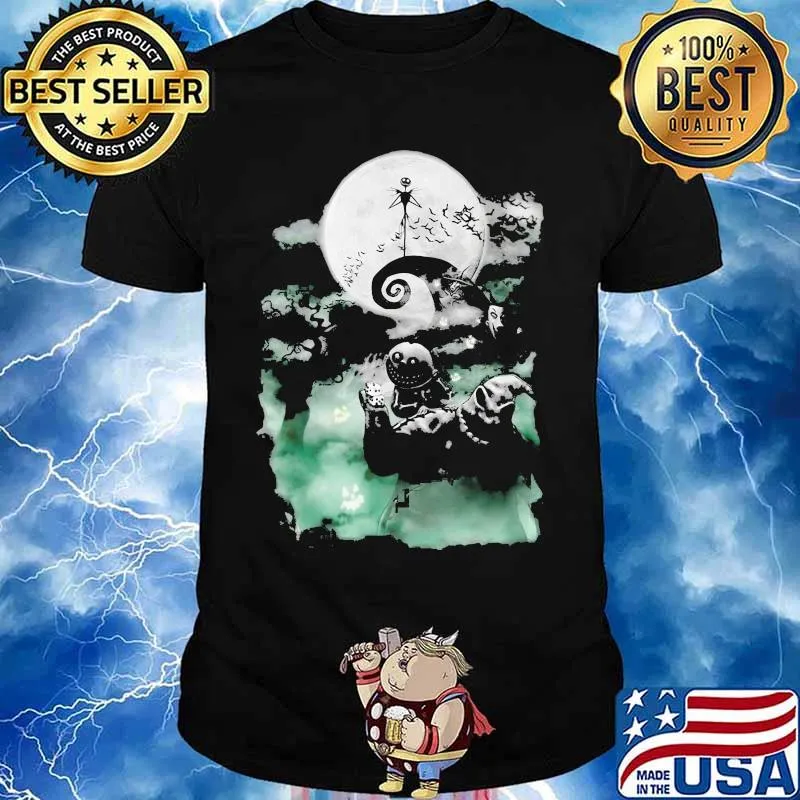 Happy halloween jack skellington nightmare moon shirt