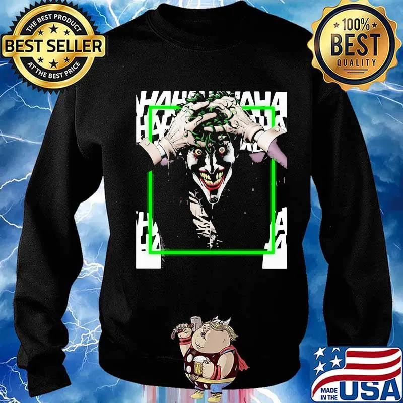 Happy halloween joker smiling hahaha s Sweater