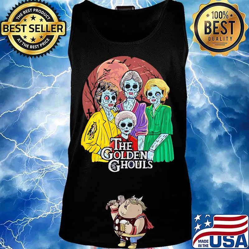 Happy halloween the golden girls ghouls s Tank top