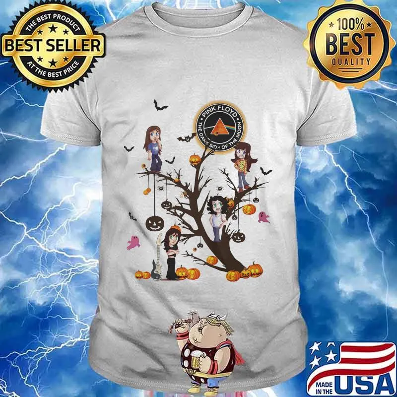 Happy halloween tree pink floyd the dark side of the moon shirt