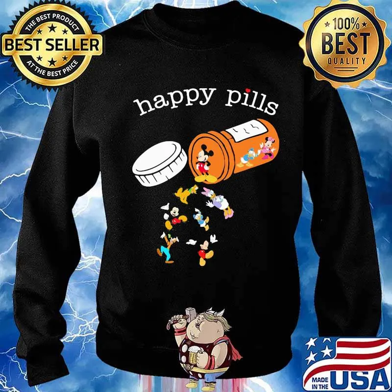 Happy pills mickey mouse and friends s Sweater