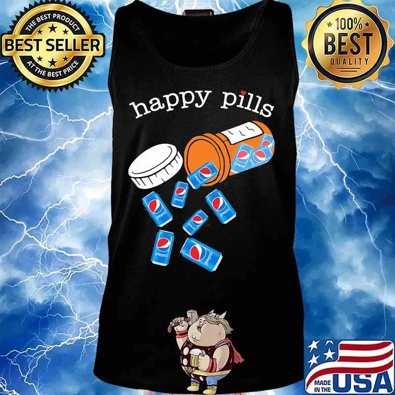 Happy pills pepsi logo s Tank top