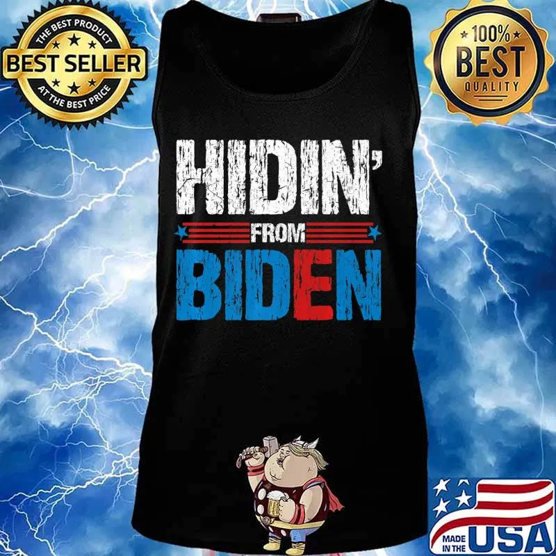 Hidin From Biden Premium T-Shirt Tank top