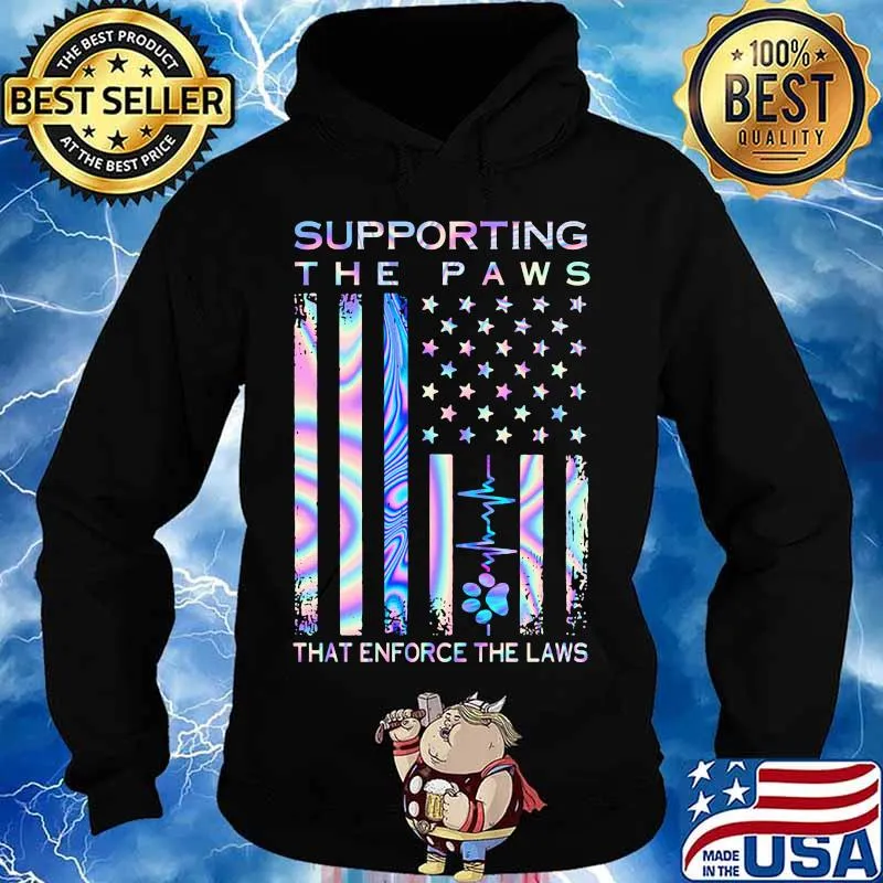 Hologram Supporting the paws Shirt Hoodie