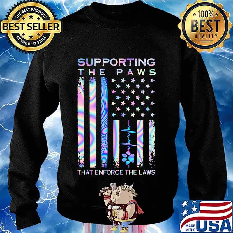 Hologram Supporting the paws Shirt Sweater