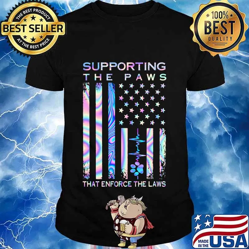 Hologram Supporting the paws Shirt