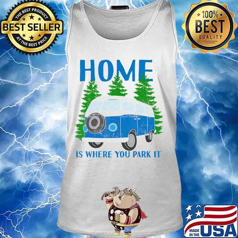 Home Is Where You Park It Vintage Combie T-Shirt Tank top