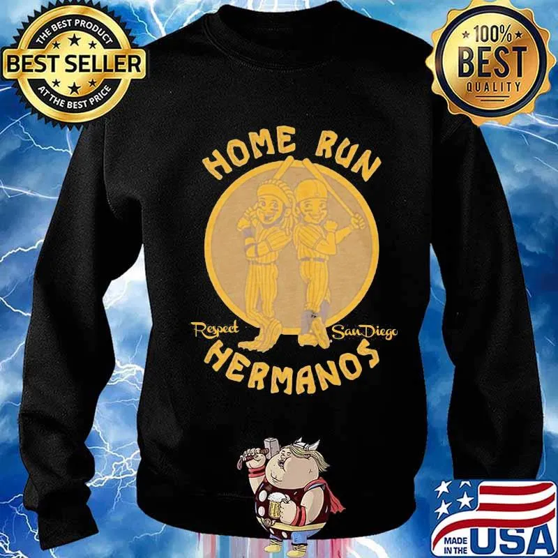 Home run hermanos respect san diego baseball signature s Sweater