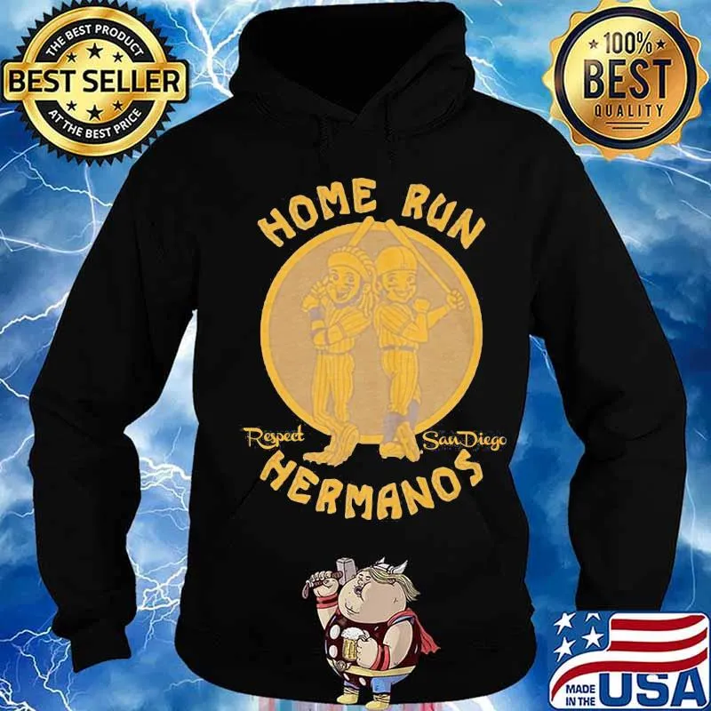 Home run respect san diego hermanos s Hoodie
