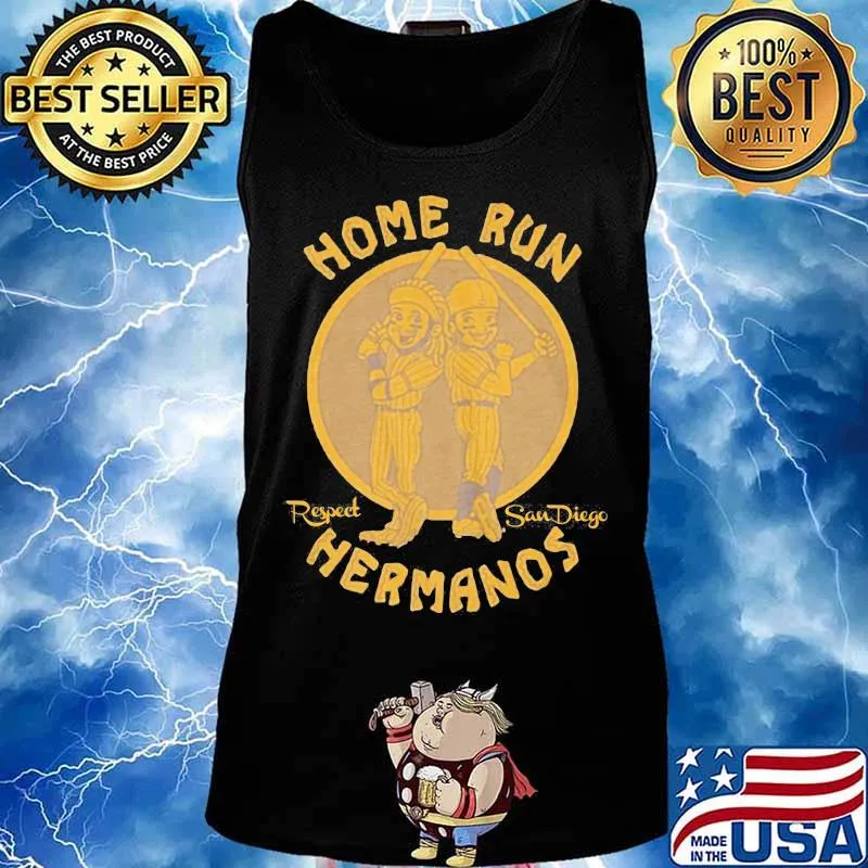 Home run respect san diego hermanos s Tank top