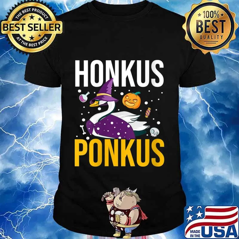 Honkus Ponkus Shirt Funny Halloween Witches Duck Gifts Shirt