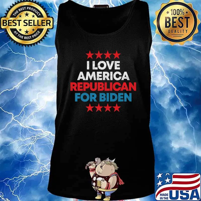 I Love America Republican for Biden T-Shirt Premium T-Shirt Tank top