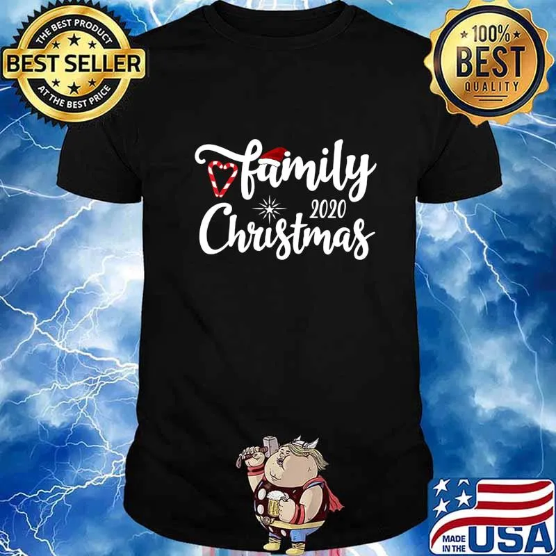 I Love My Family Cute Family Christmas 2020 T-Shirt