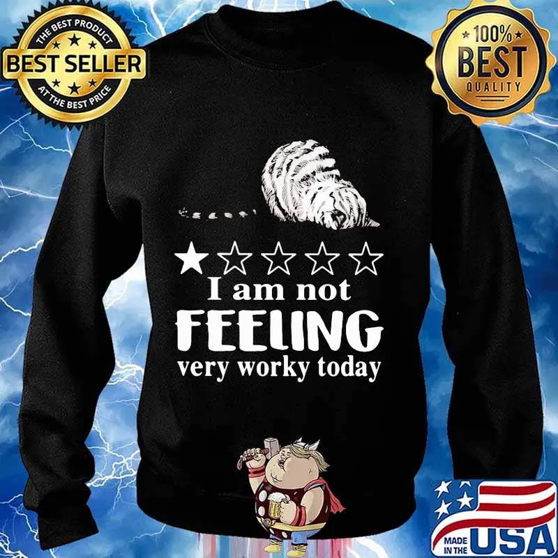I'm not feeling very worky today rated one star cat s Sweater