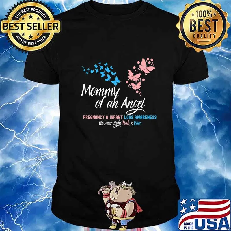 I Wear Ribbon For Pregnancy And Infant Loss Awareness T-Shirt
