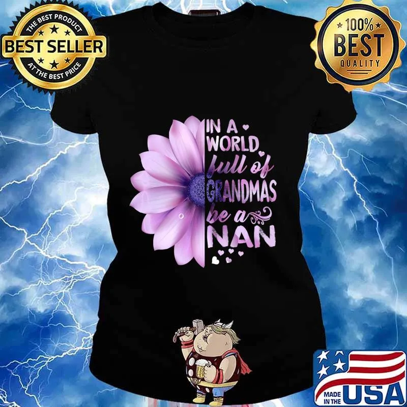 In the world full of Grandmas, Be a T-Shirt Lilac Premium T-Shirt Ladies tee