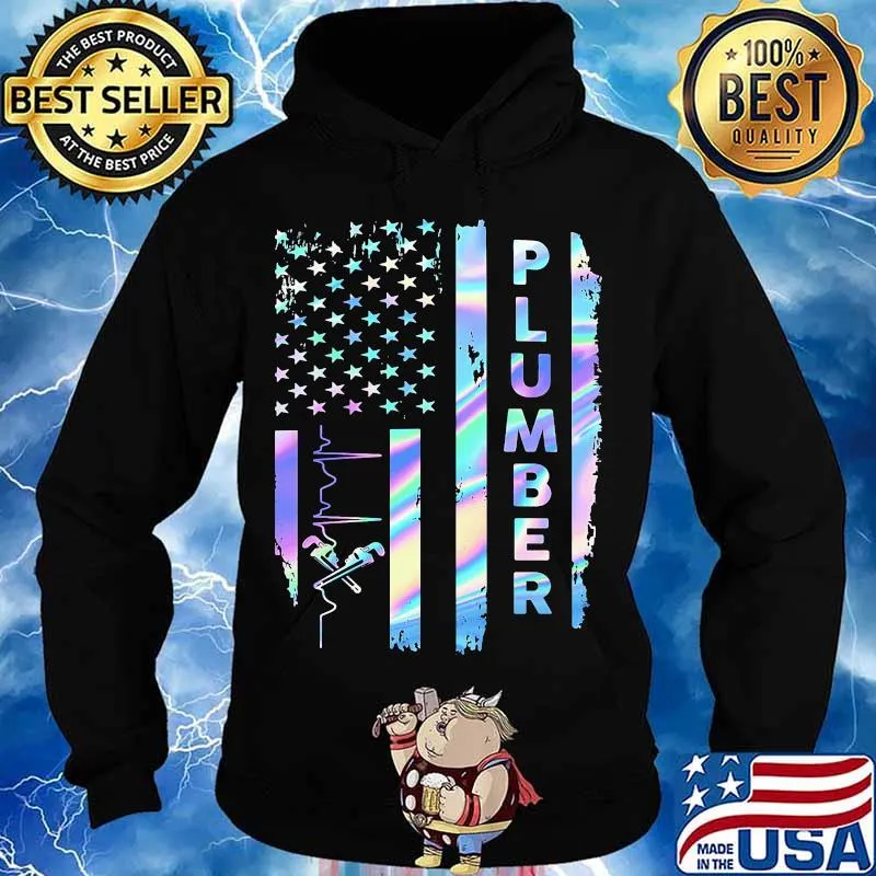 Independence day hologram plumber s Hoodie