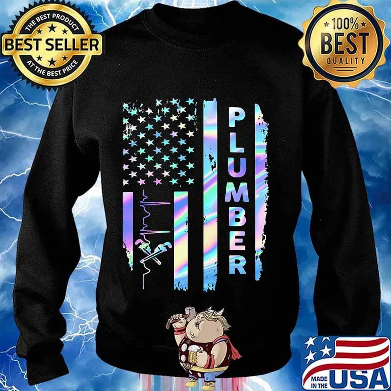 Independence day hologram plumber s Sweater