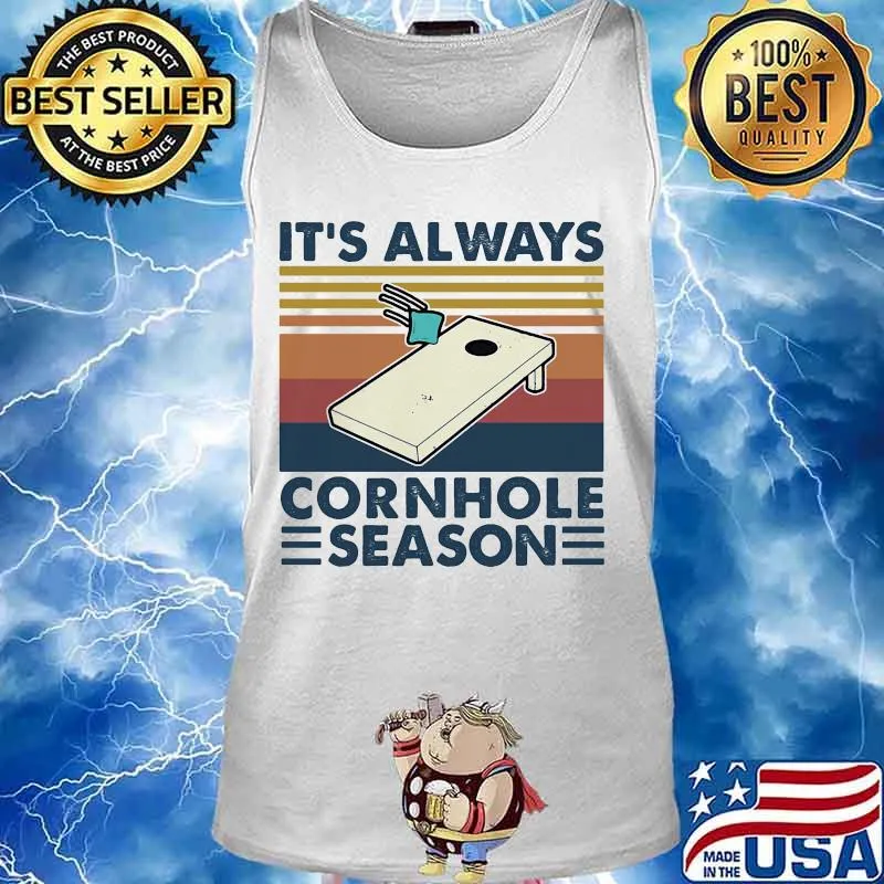 It's always cornhole season vintage retro s Tank top