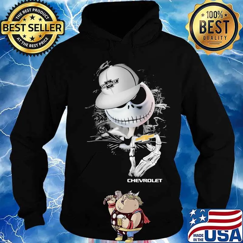 Jack skellington chevrolet logo halloween s Hoodie