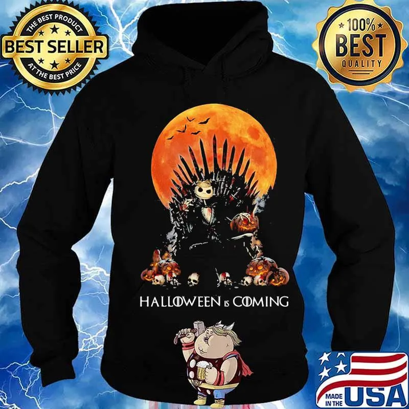 Jack skellington halloween is coming moon s Hoodie