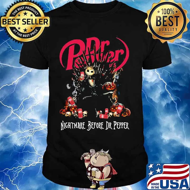 Jack skellington nightmare before dr pepper shirt