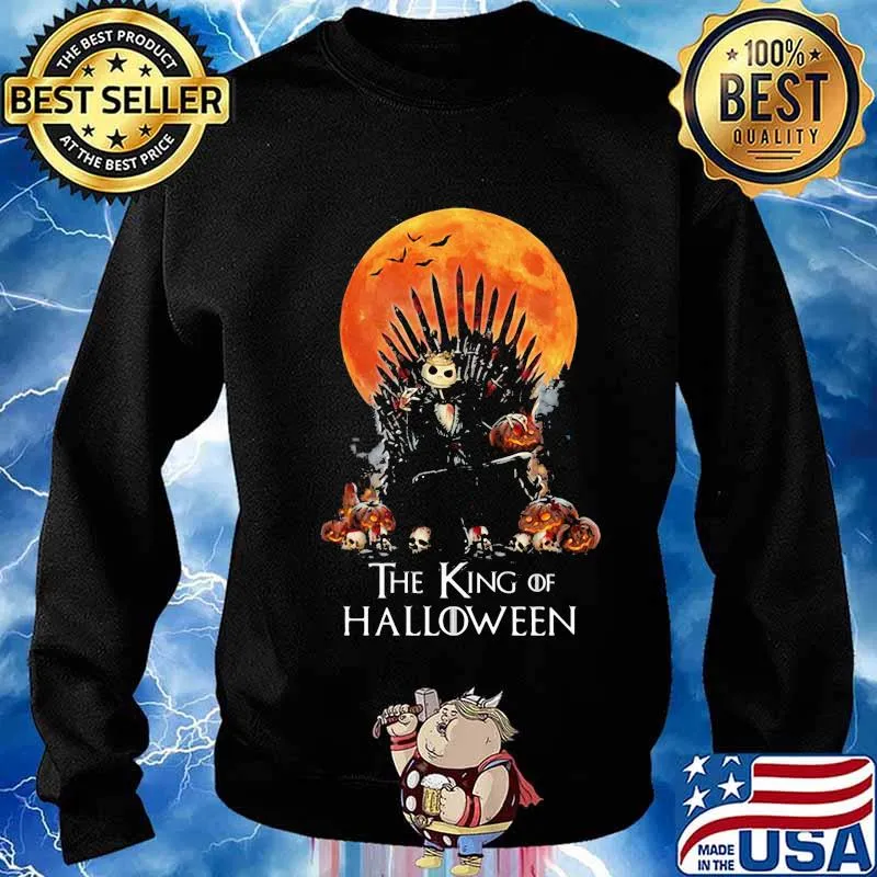 Jack skellington the king of halloween moon s Sweater