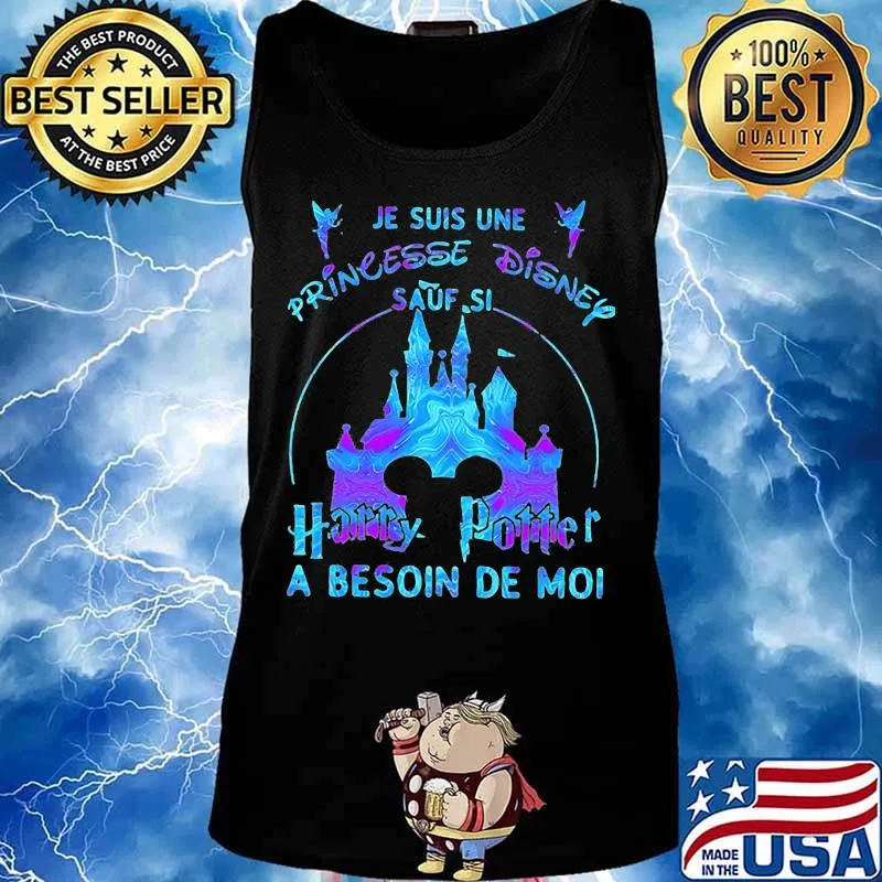 Je suis une princesse disney harry potter a besoin de moi s Tank top