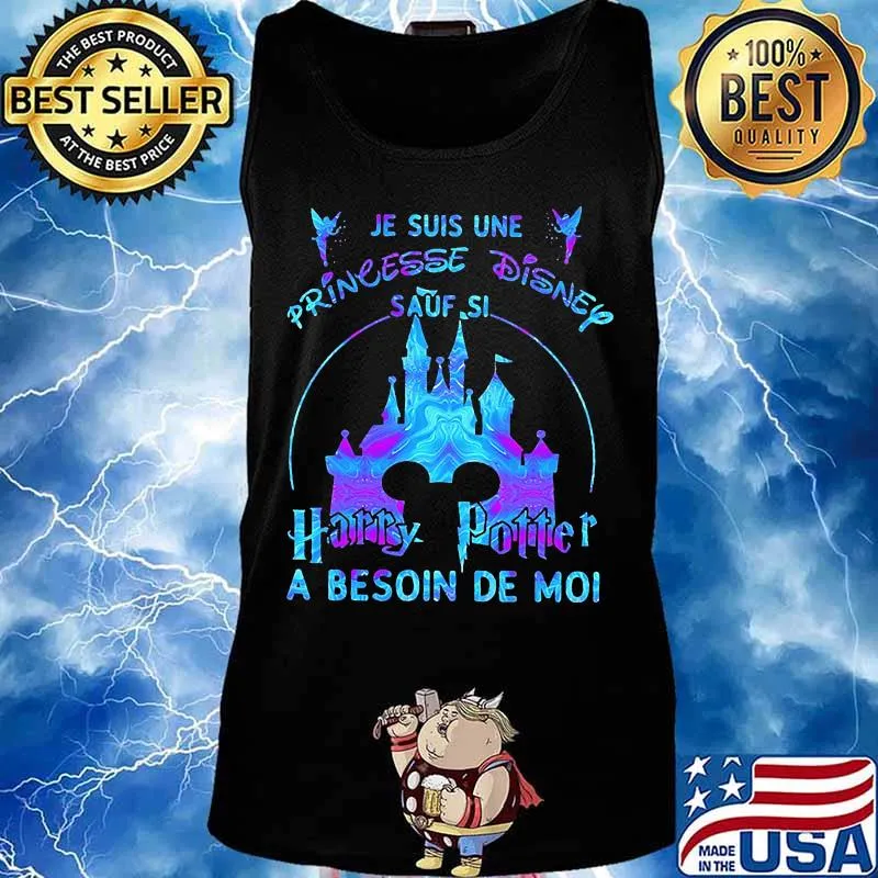 Je suis une princesse disney harry potter a besoin de moi s Tank top