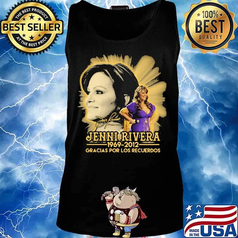 Jenni rivera 1969 2012 gracias por los recuerdos signature s Tank top