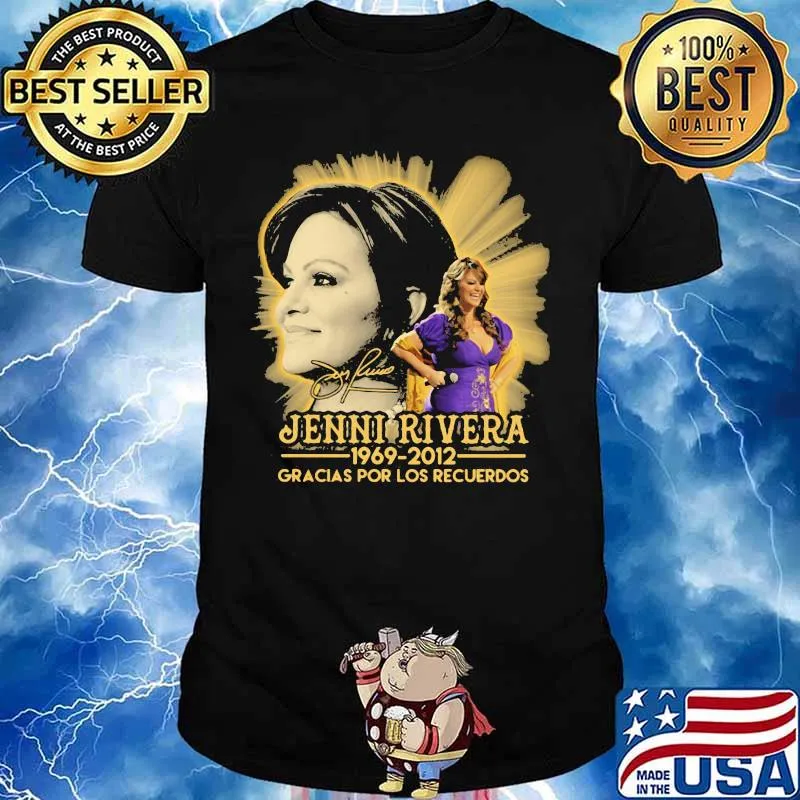 Jenni rivera 1969 2012 gracias por los recuerdos signature shirt