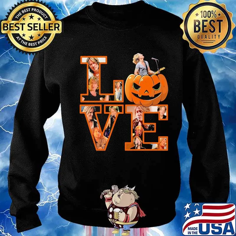 Jimi hendrix love pumpkin happy halloween s Sweater