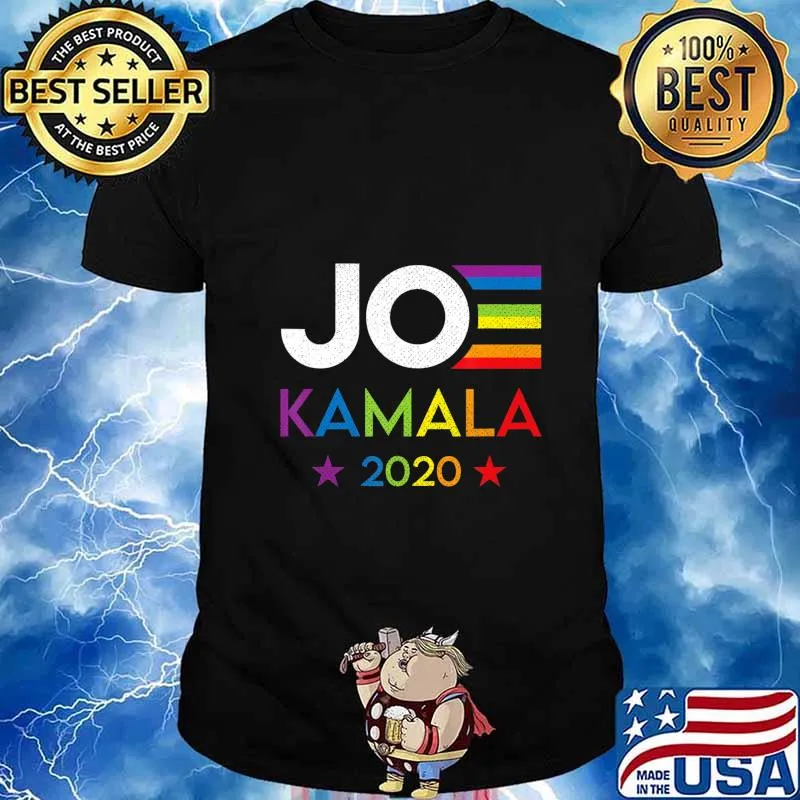 Joe Biden Kamala Harris 2020 Rainbow Gay Pride LGBT Election T-Shirt