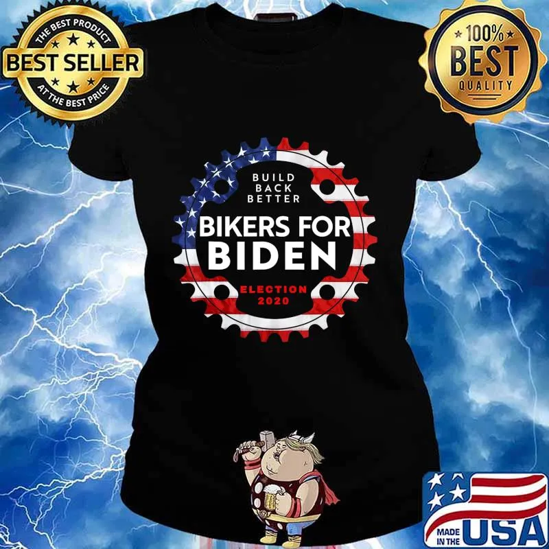 Joe Biden Kamala Harris Bikers 2020 Election Vote Bike Cycle T-Shirt Ladies tee