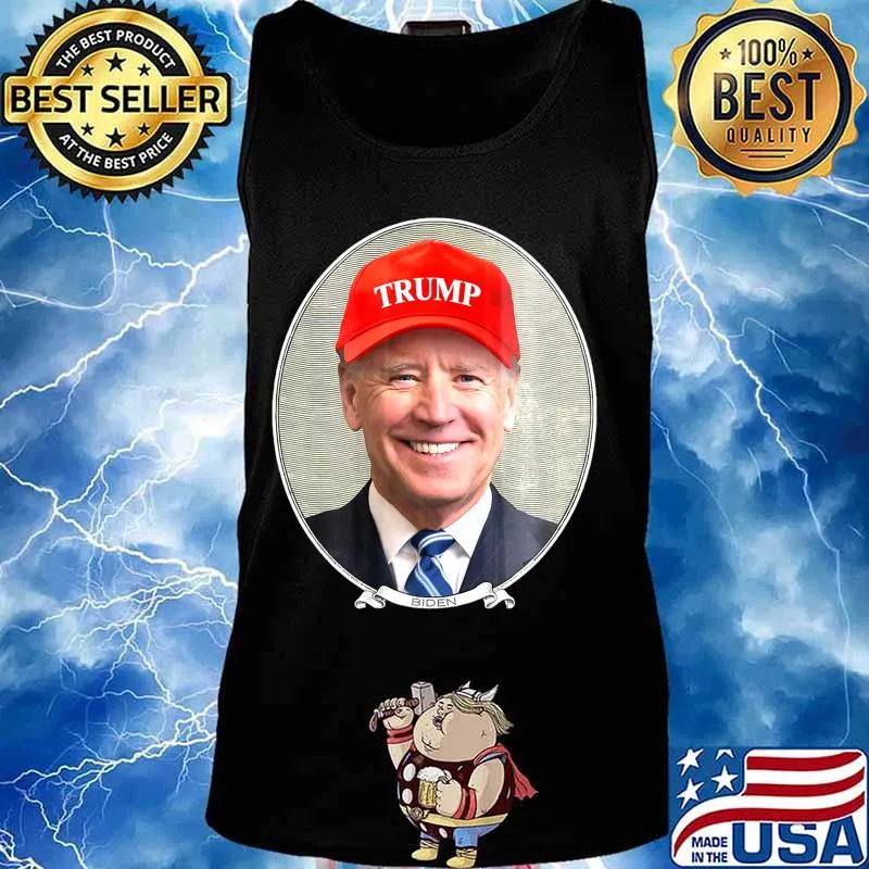 Joe Biden Wearing Hat Trump Premium T-Shirt Tank top