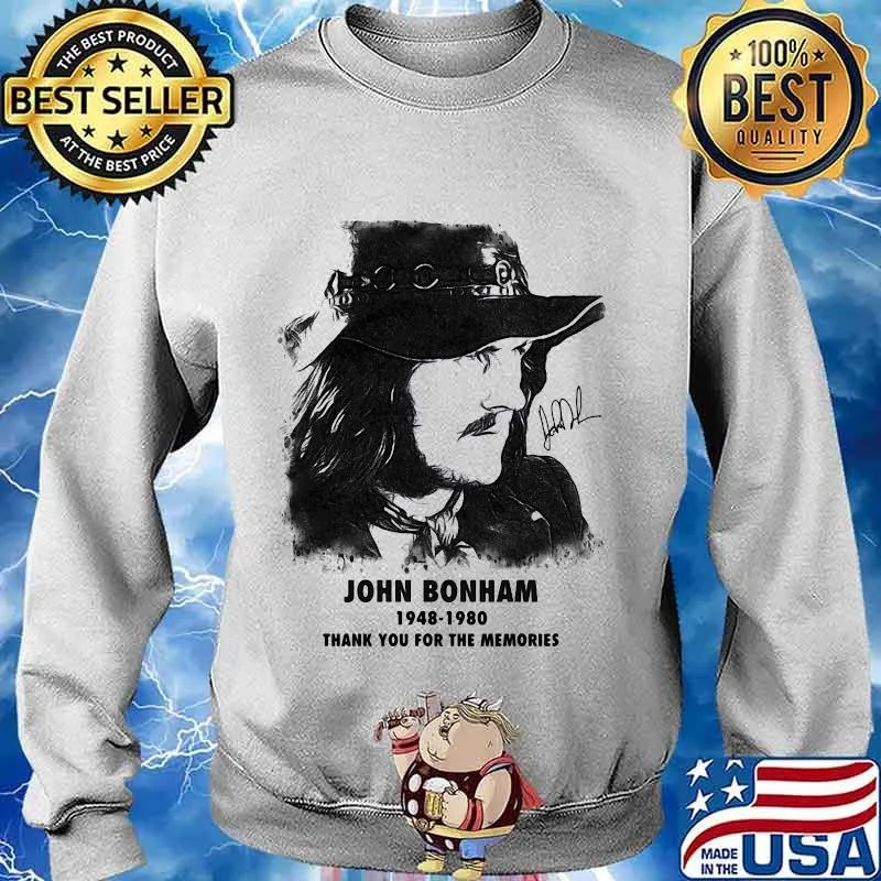 John bonham 1948 1980 thank for the memories signature s Sweater