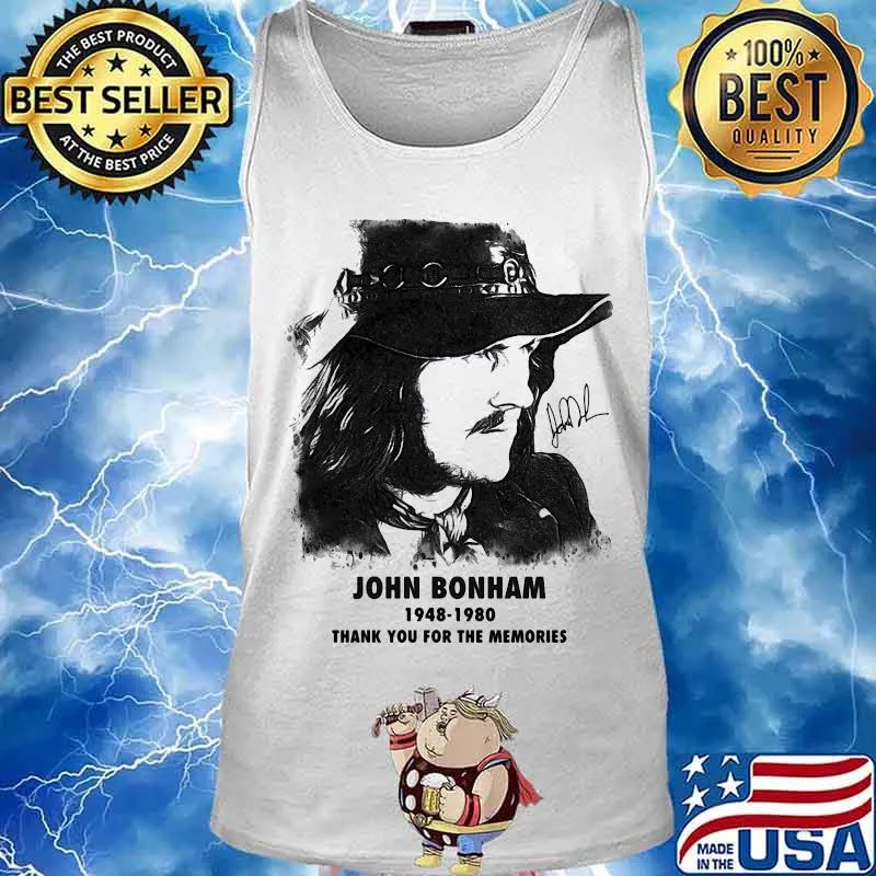 John bonham 1948 1980 thank for the memories signature s Tank top