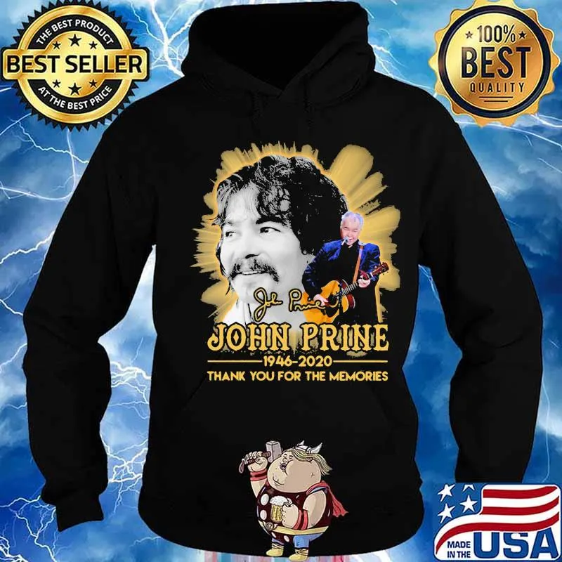 John prine 1946 2020 thank for the memories signature s Hoodie