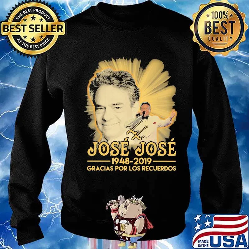 Jose jose 1948 2019 gracias por los recuerdos signature s Sweater
