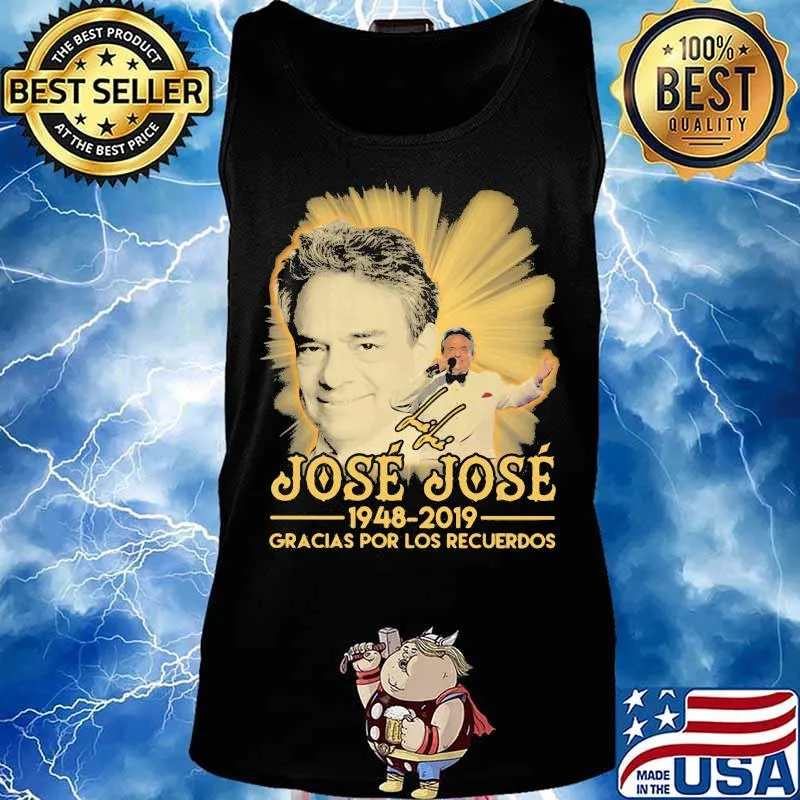 Jose jose 1948 2019 gracias por los recuerdos signature s Tank top