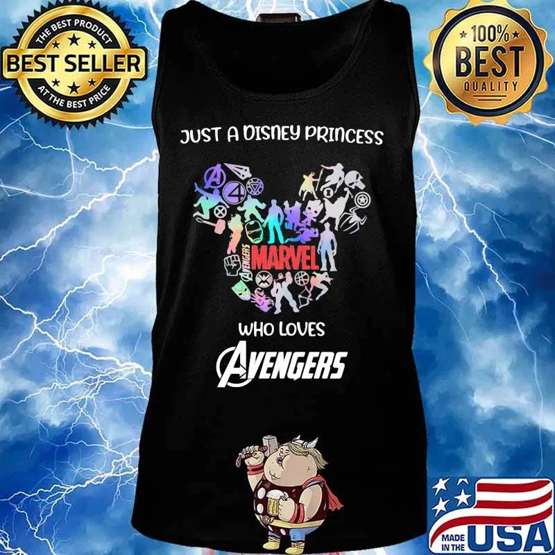 Just a disney princess marvel who loves avengers s Tank top
