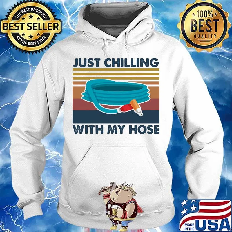 Just chilling with my hose vintage retro s Hoodie