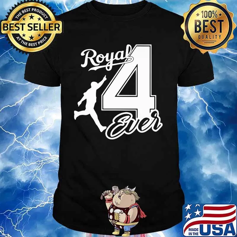 Kansas city royal 4 ever baseball shirt