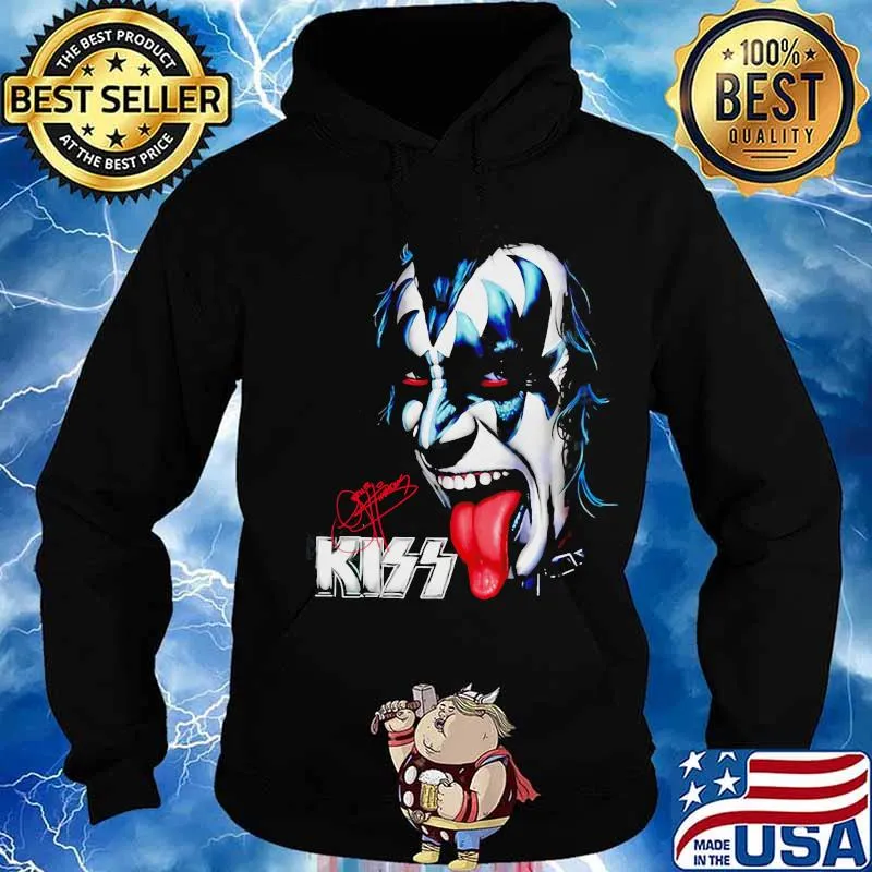 Kiss band dressed to kill signature s Hoodie