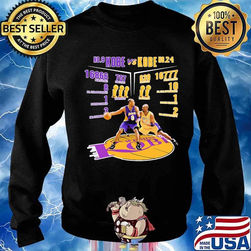Kobe bryant los angeles lakers playing basketball champions s Sweater