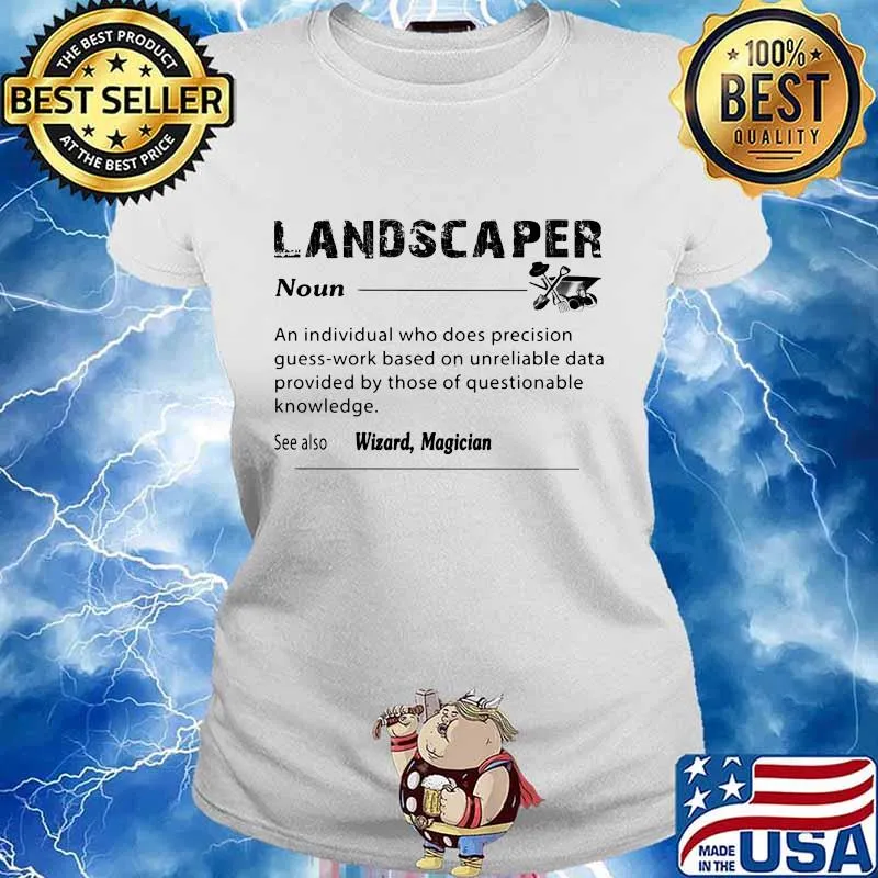 Landscaper noun see also wizard magician s Ladies tee