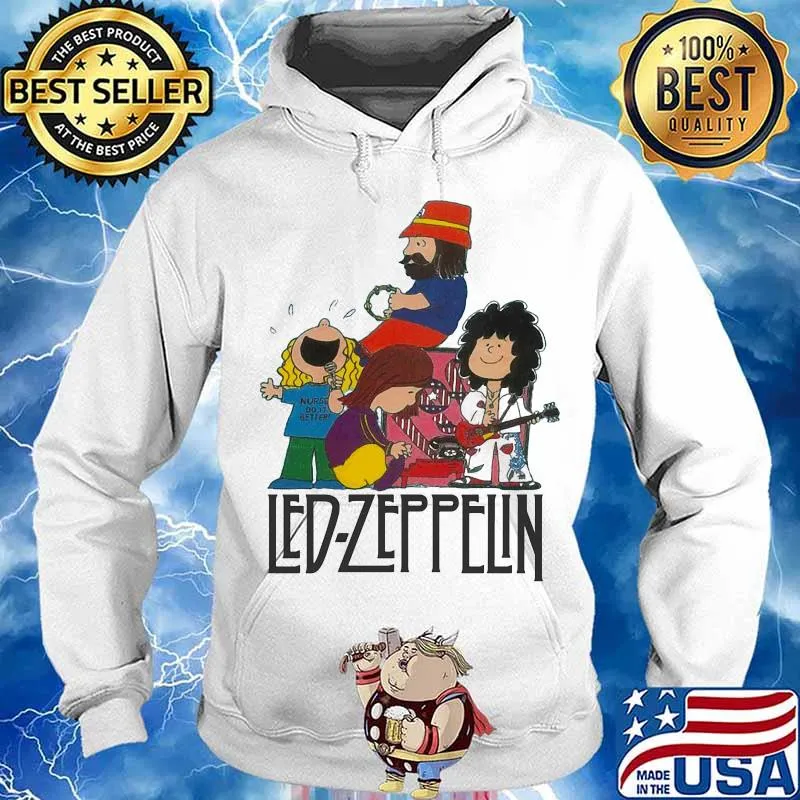 Led zeppelin band the peanuts s Hoodie